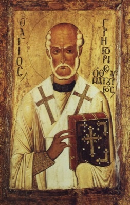 Святитель Григорiй, чудотворець, єпископ Неокесарiйський