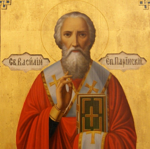 Преподобний Василiй, сповідника єпископ Парiйський