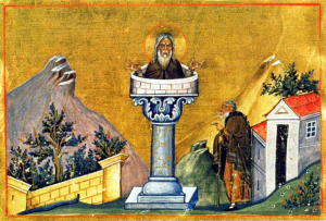 Преподобний Симеон Стовпник на Дивнiй горі