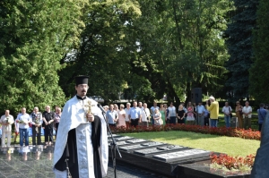 21 червня 2019 р. Панахида на меморіалі «Вічна слава». Світлина з сайта lutskrada.gov.ua, фото 2