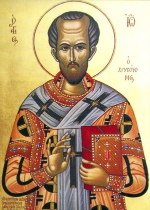 Ікона святителя Йоана Золотоустого, архієпископа Константинопольського