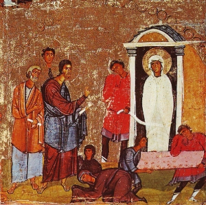 Воскрешення Лазаря. Синай, монастир Св. Катерини, ХІІ ст.