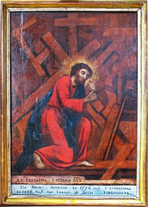 Ікона «Христос Боремельський» зі Свято-Троїцького кафедрального собору м. Луцька
