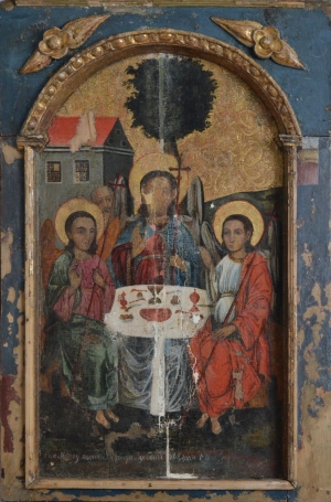 Ікона «Старозавітна Трійця» з с. Окорськ Локачинського району